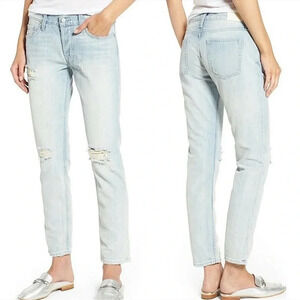 Rails Beckett Distressed Boyfriend Light Vintage Wash Jeans